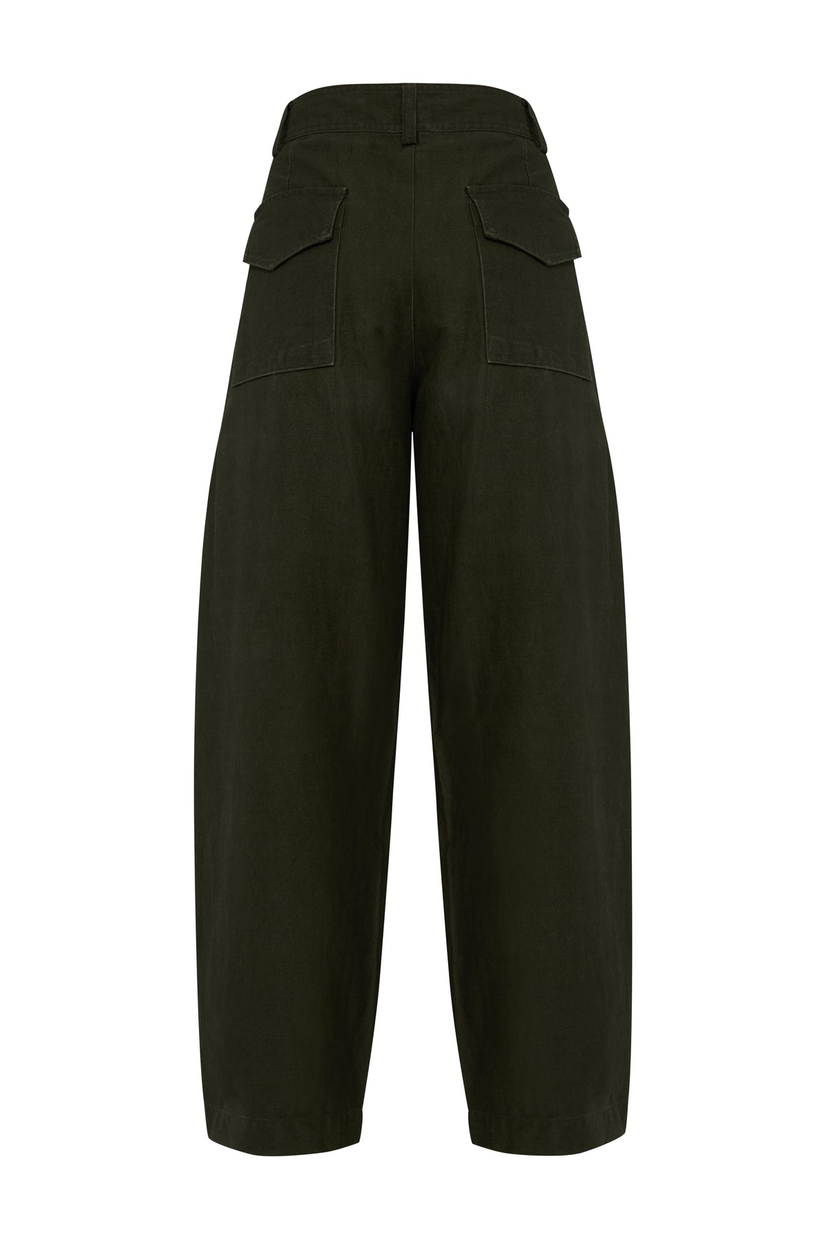 VILLA BANANA BALLOON CARGO PANTS - DARK GREEN
