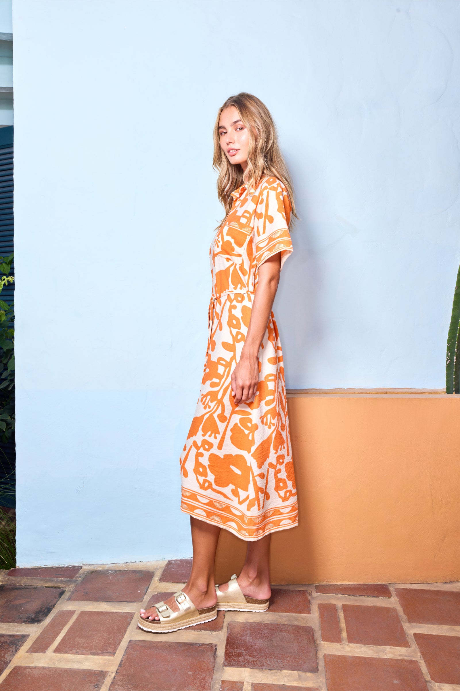 THE DESTINATION DRESS - SUNBURST ORANGE