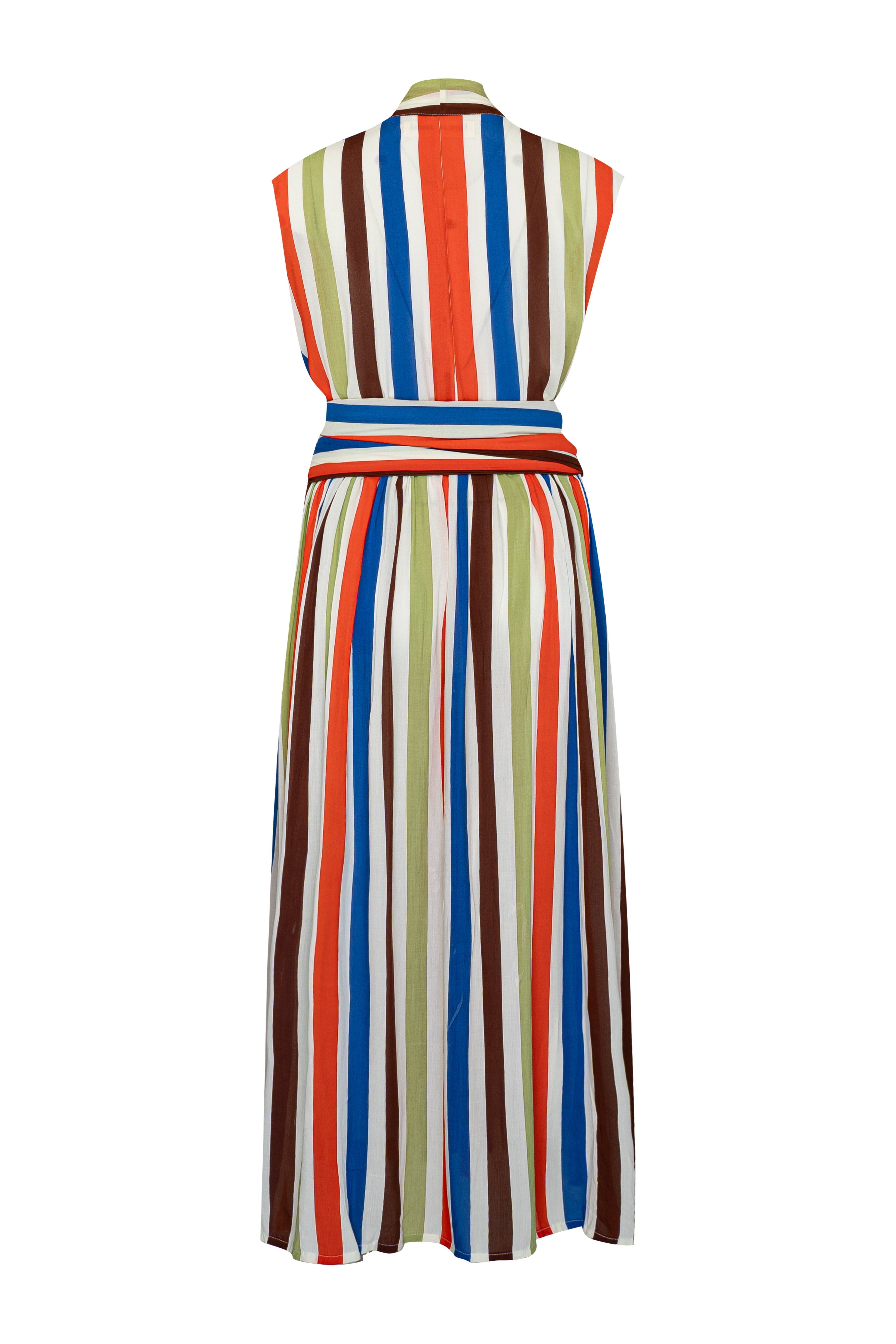 THE POINT DRESS MAXI - COOLIO STRIPE