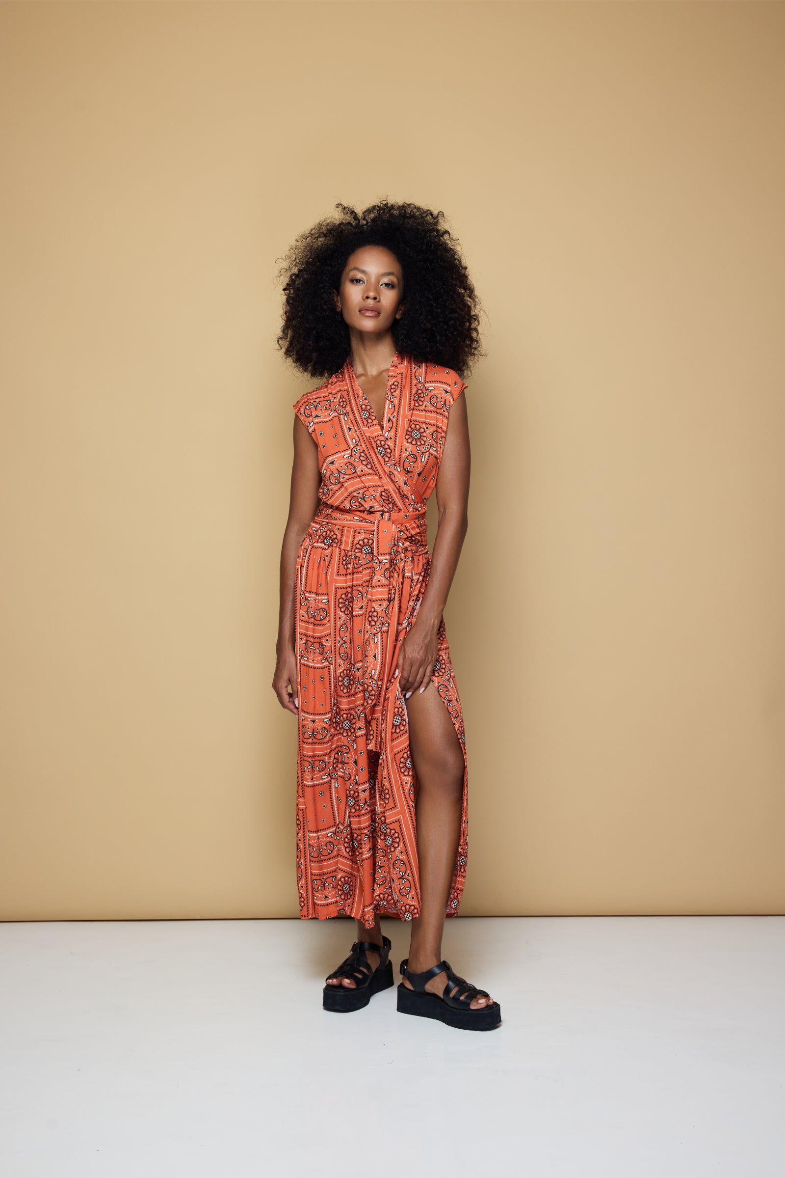 blood orange dress Andie Midi Dress - Blood Orange