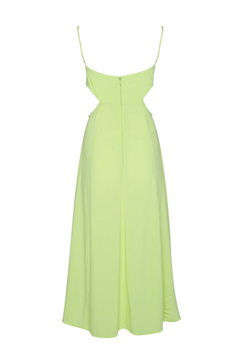 THE AMALFI ROSE DRESS- DAIQUIRI GREEN