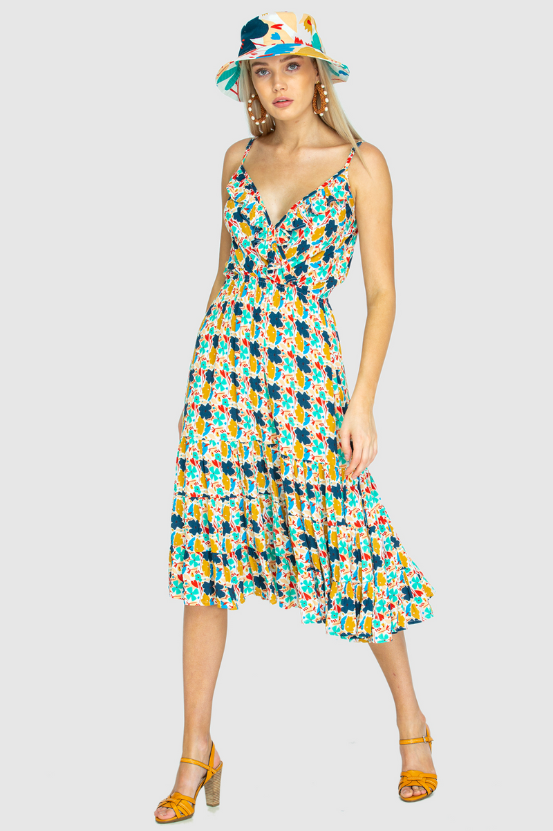 THE GEORGIA ORIGINAL BEACH DRESS - Blume small