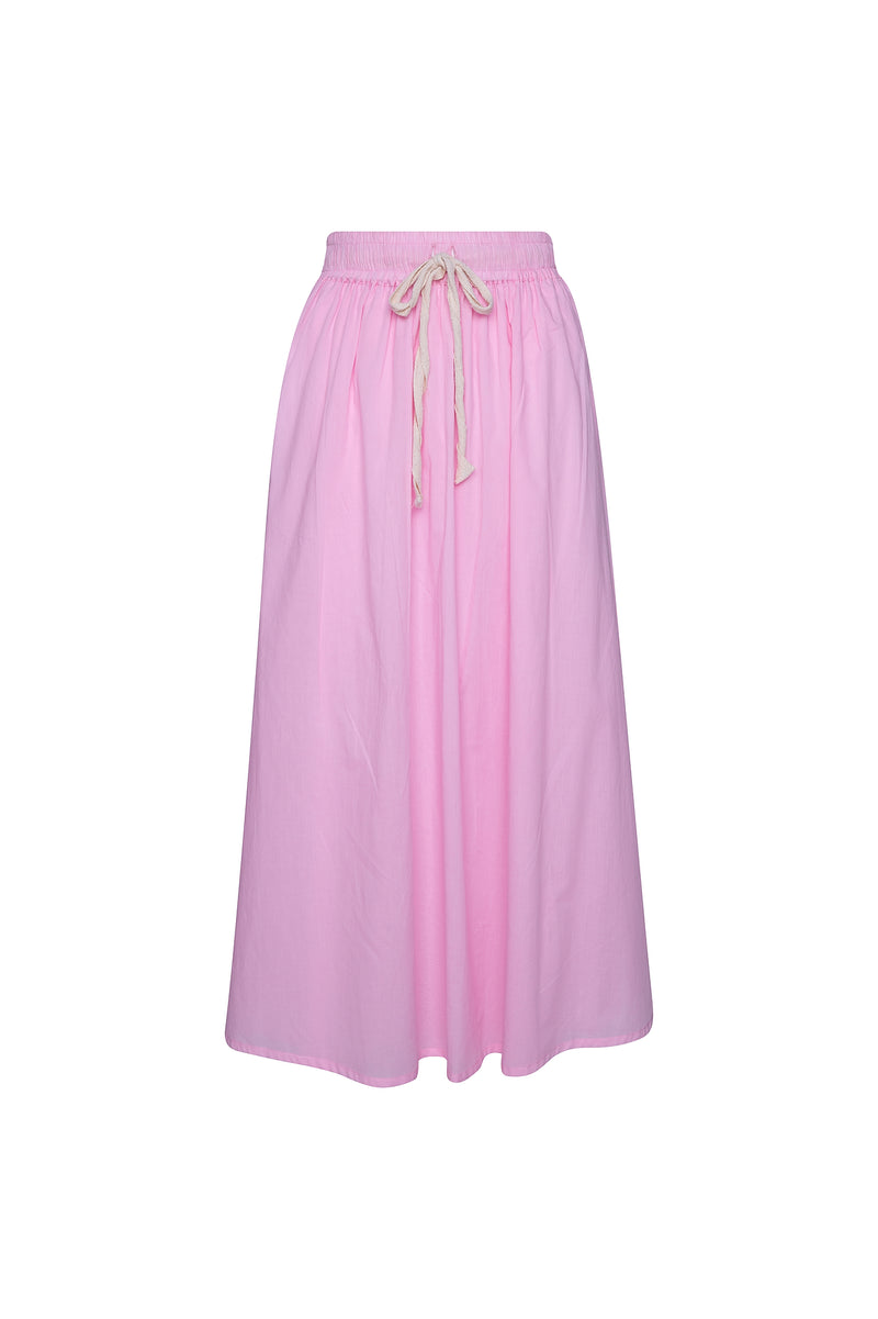 THE TULIE  DRAWSTRING SKIRT - PINK