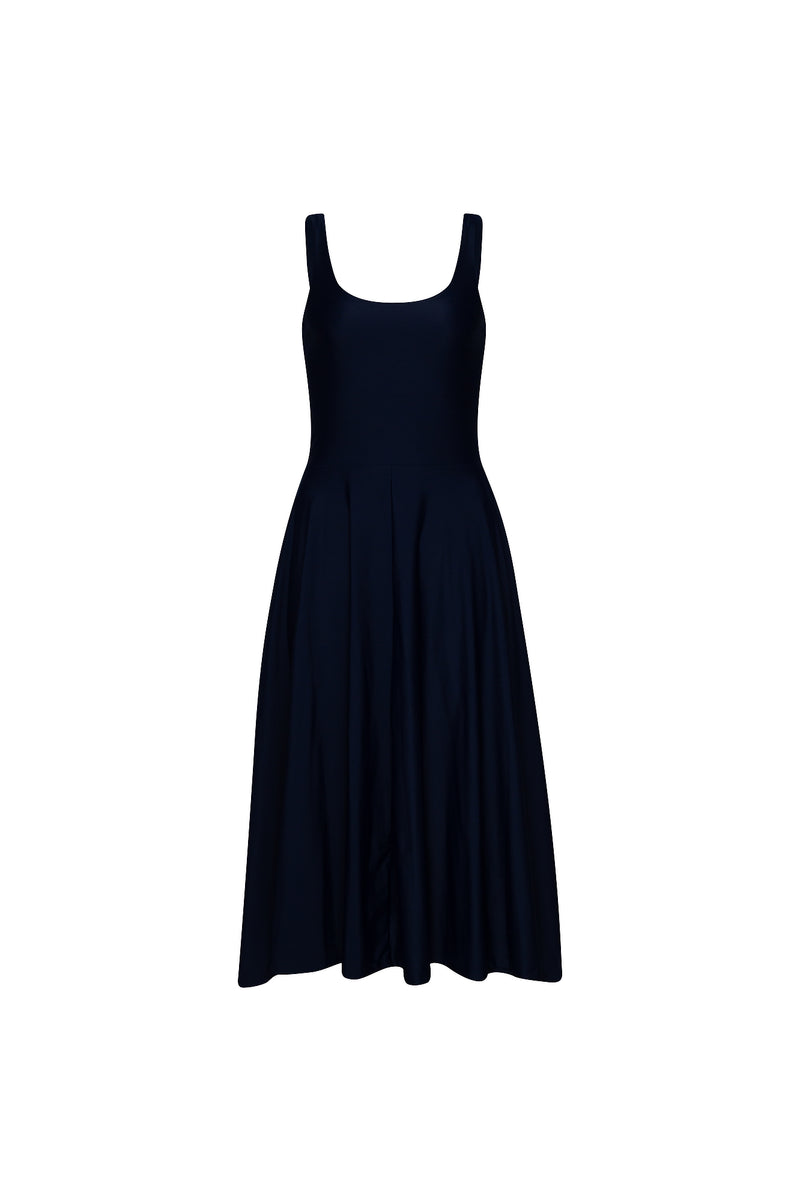 THE NETS SINGLET DRESS - NAVY BLUE