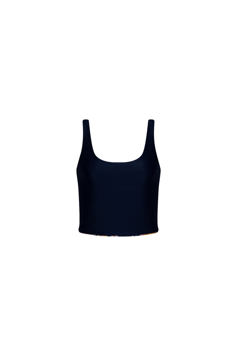 THE NETS REVERSABLE SINGLET - PAISLEY NAGA/NAVY BLUE