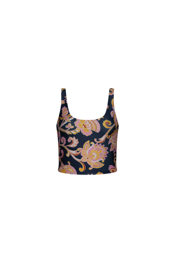 THE NETS REVERSABLE SINGLET - PAISLEY NAGA/NAVY BLUE