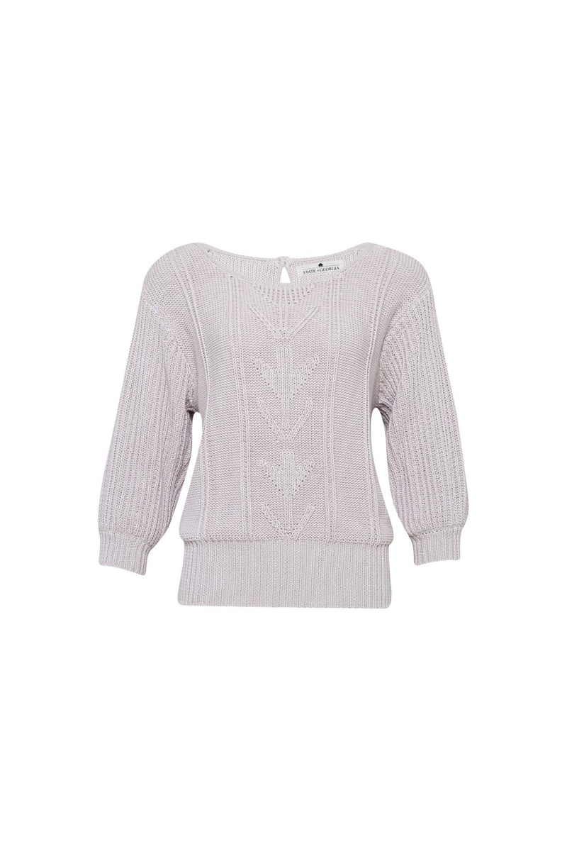 JENIFER BEALE KNIT - SOFT LILAC